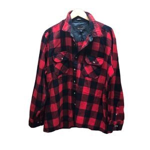 Woodland 2X Big Red and Black Plaid Heavy Flannel